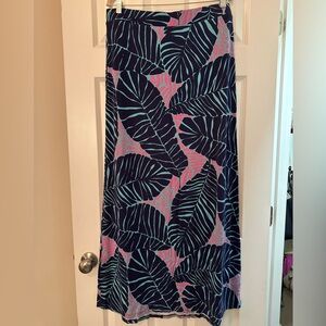 Tropical Leaf Print Lilly Pulitzer skirt
